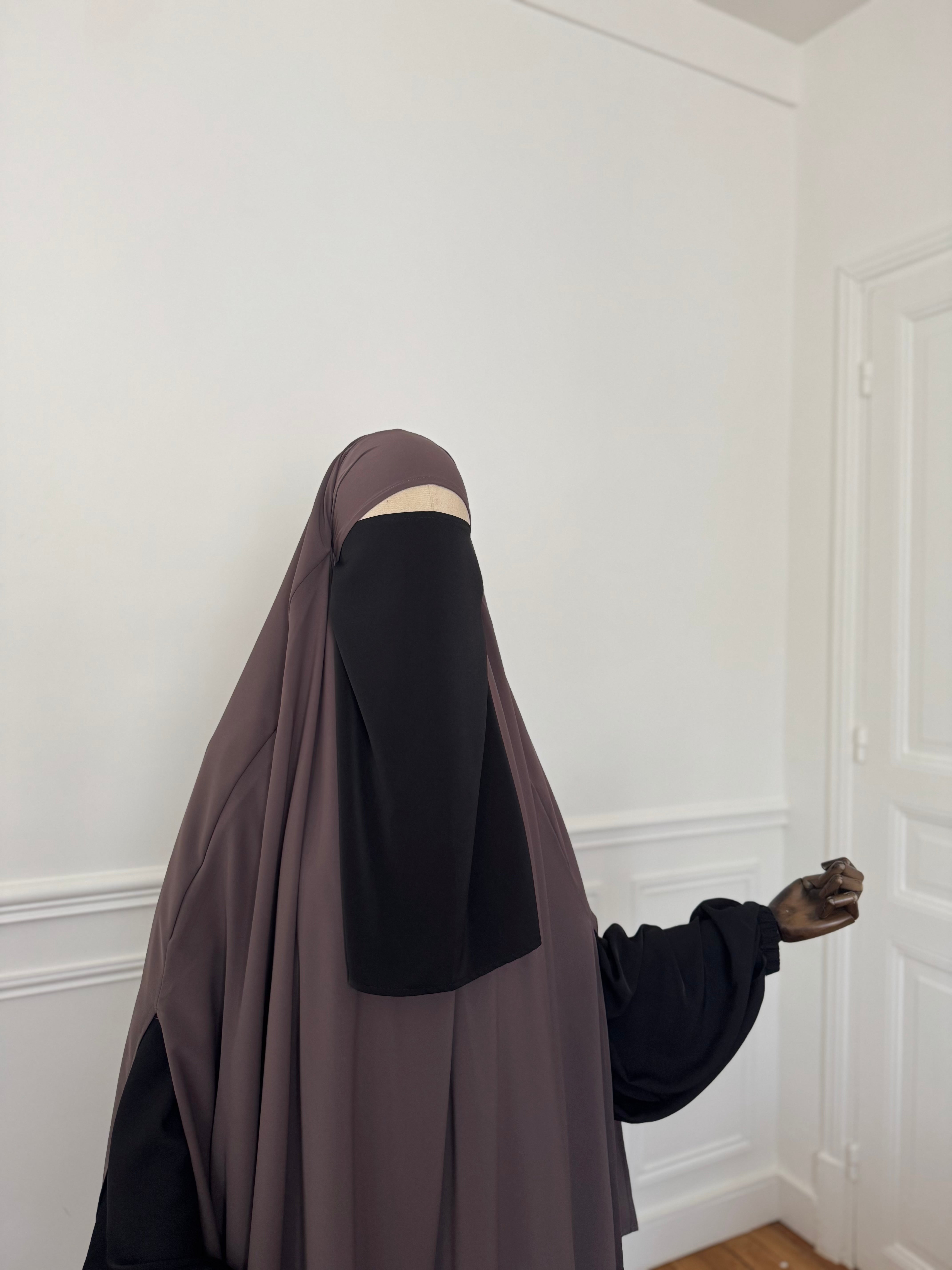 Half niqab Noir