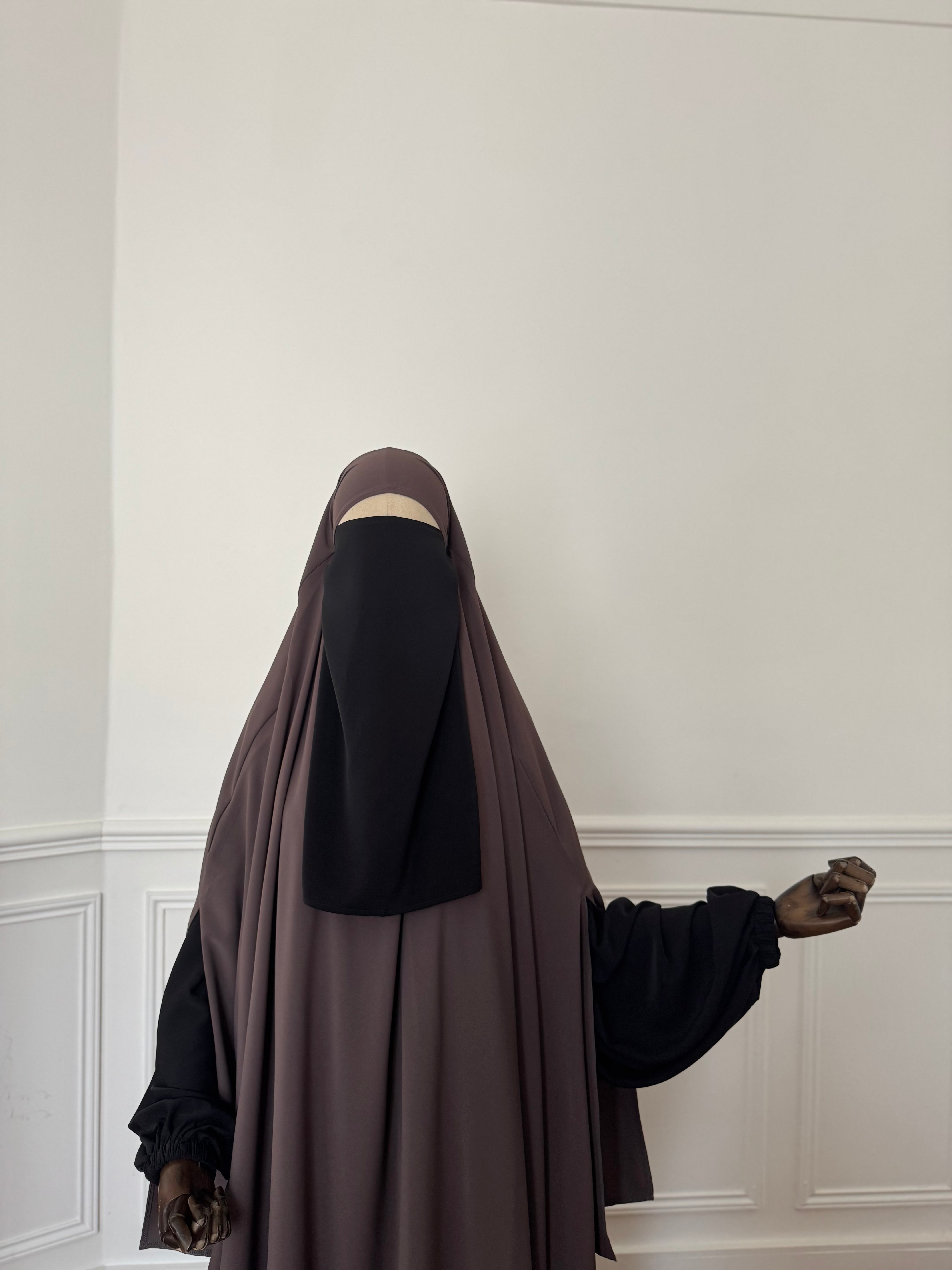 Half niqab Noir