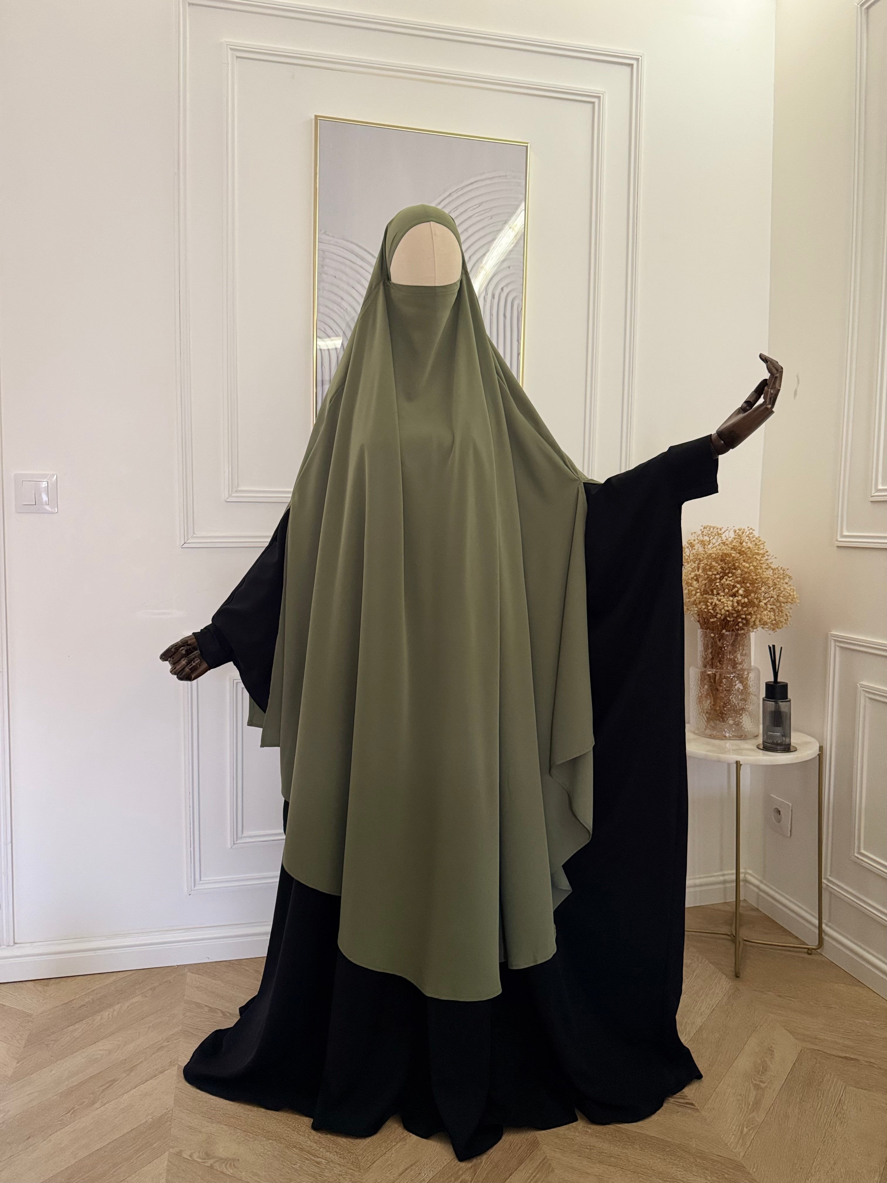 Maxi khimar Huriya Olive