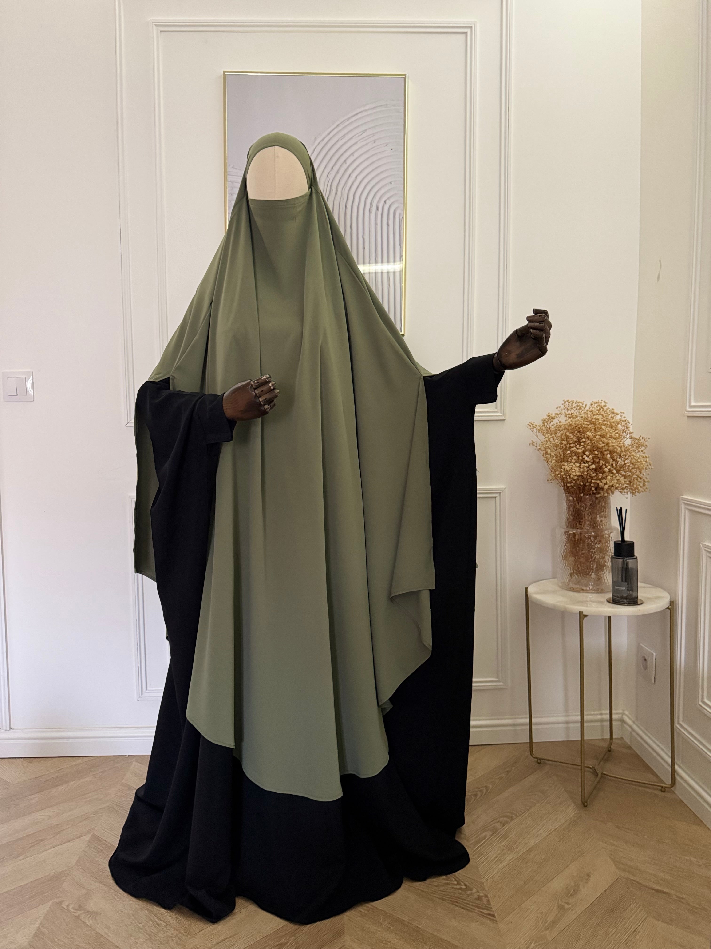 Maxi khimar Huriya Olive