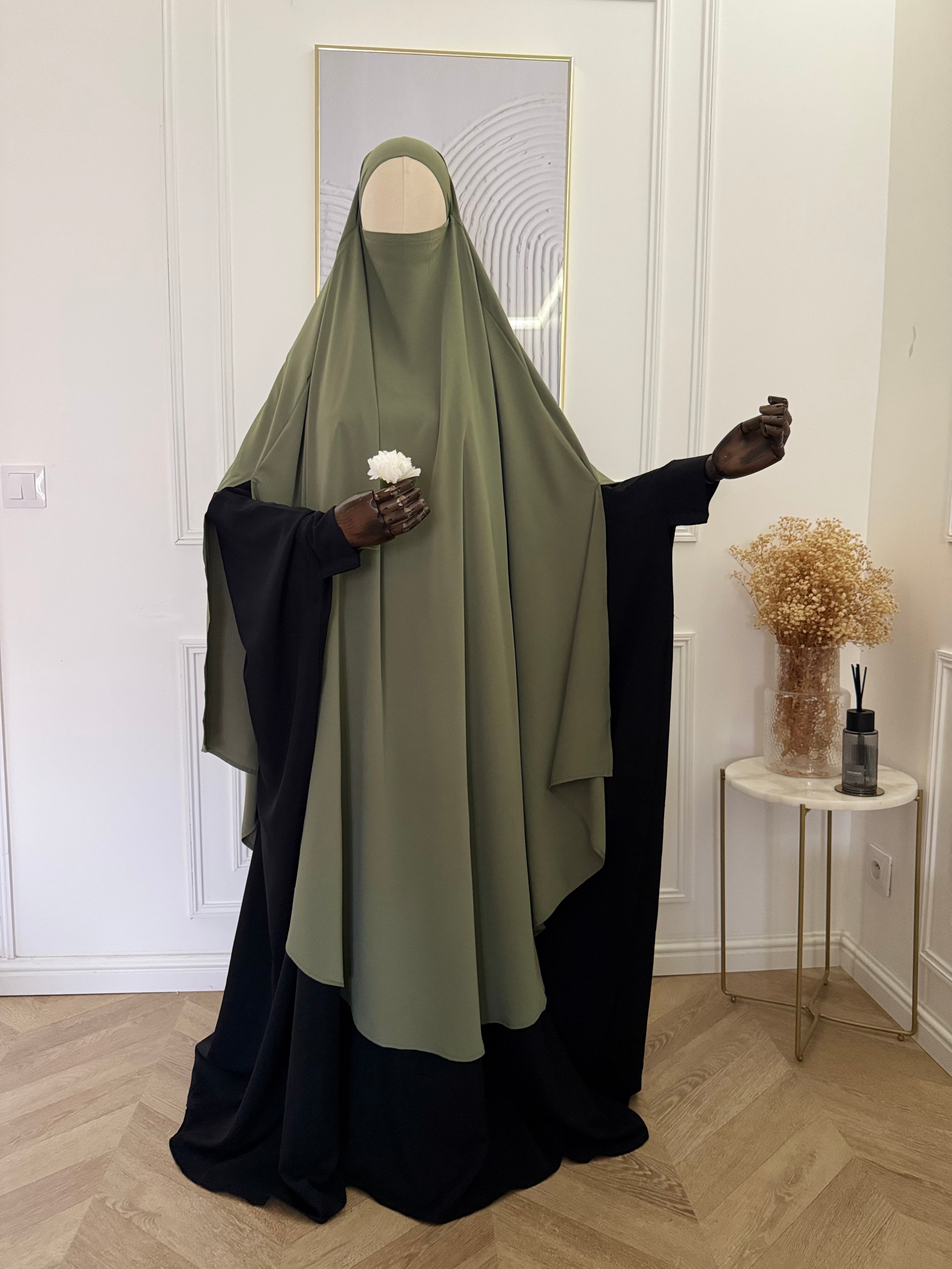 Maxi khimar Huriya Olive