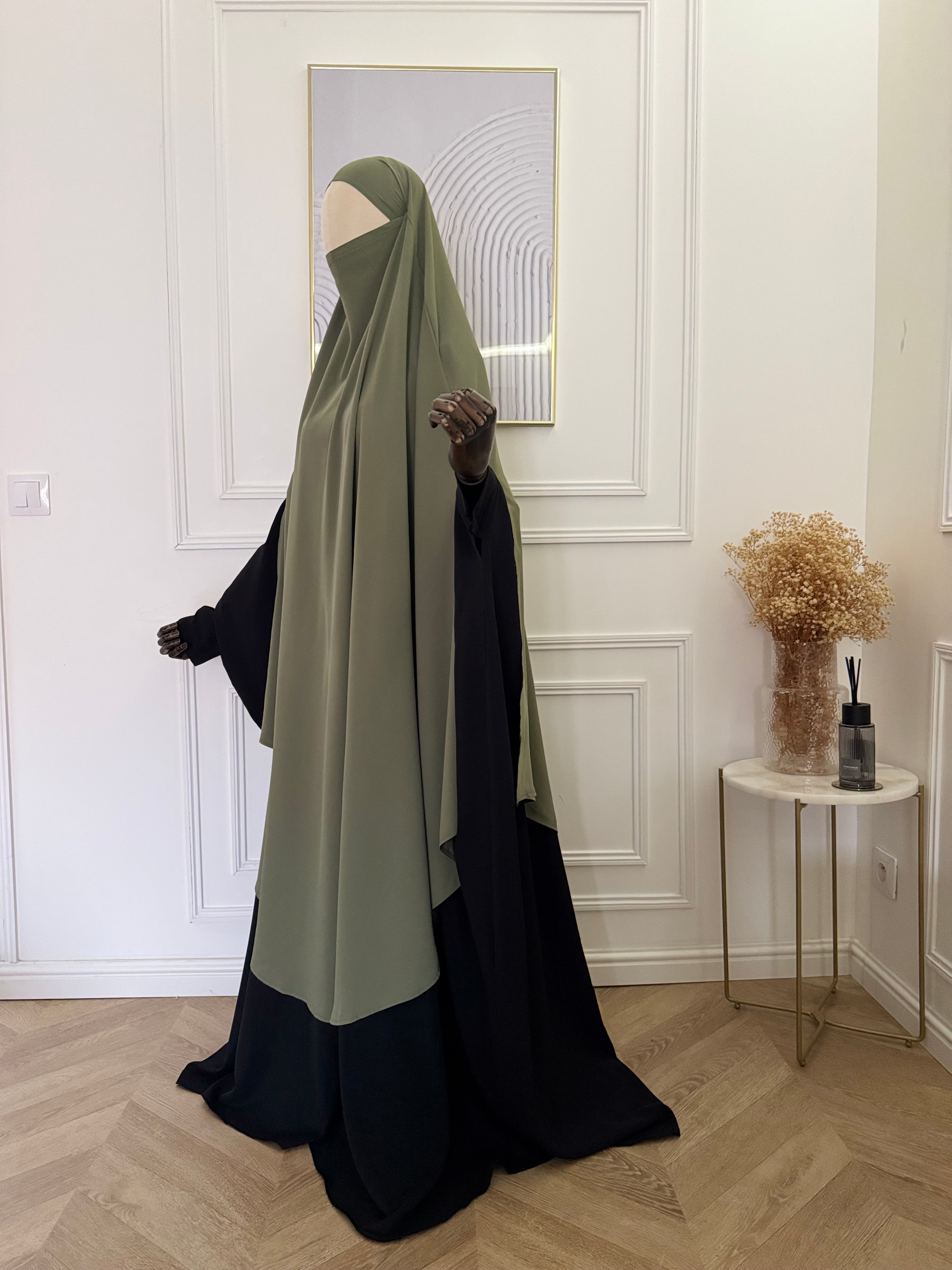 Maxi khimar Huriya Olive