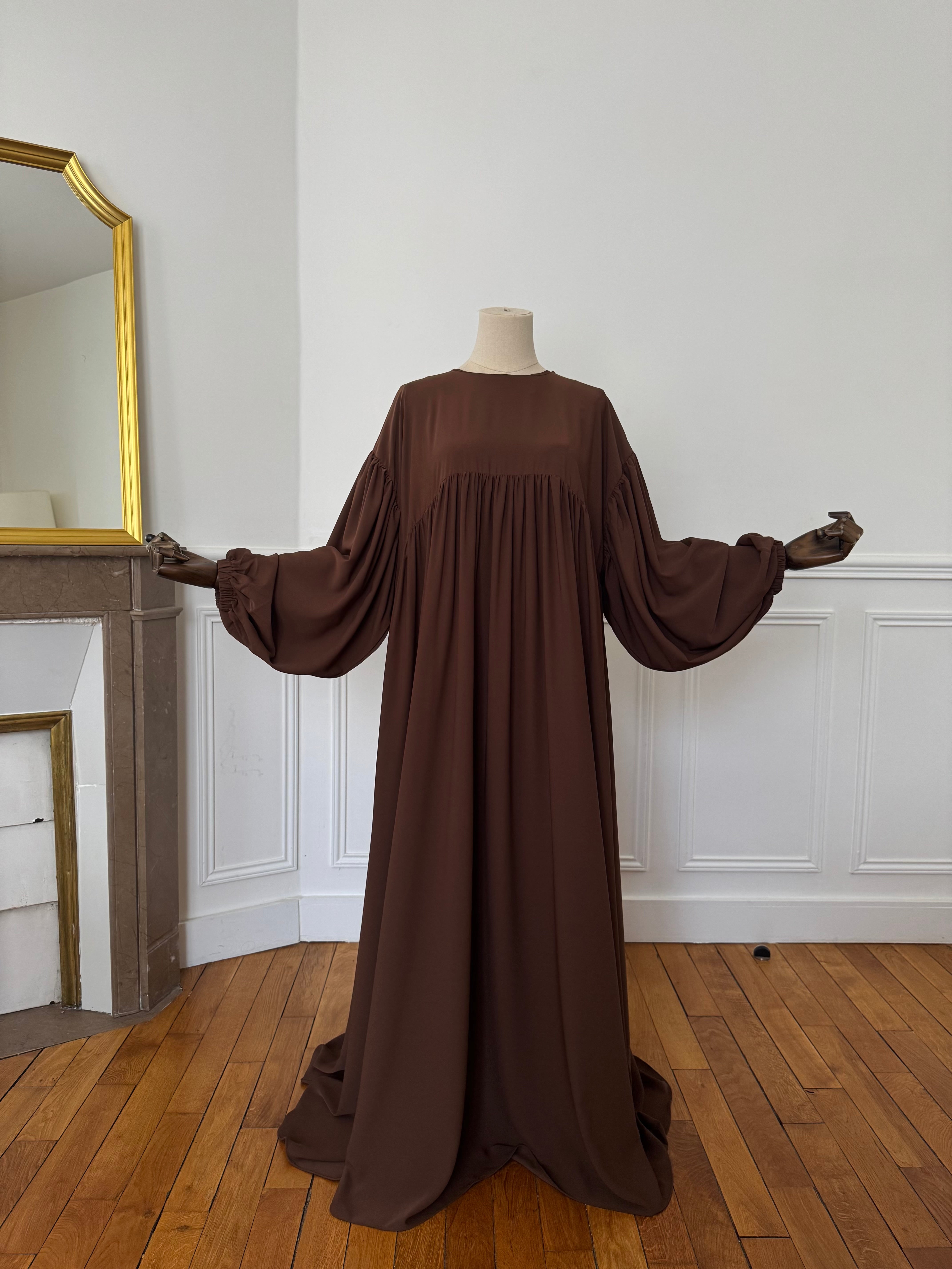 Abaya Yusra Chocolate