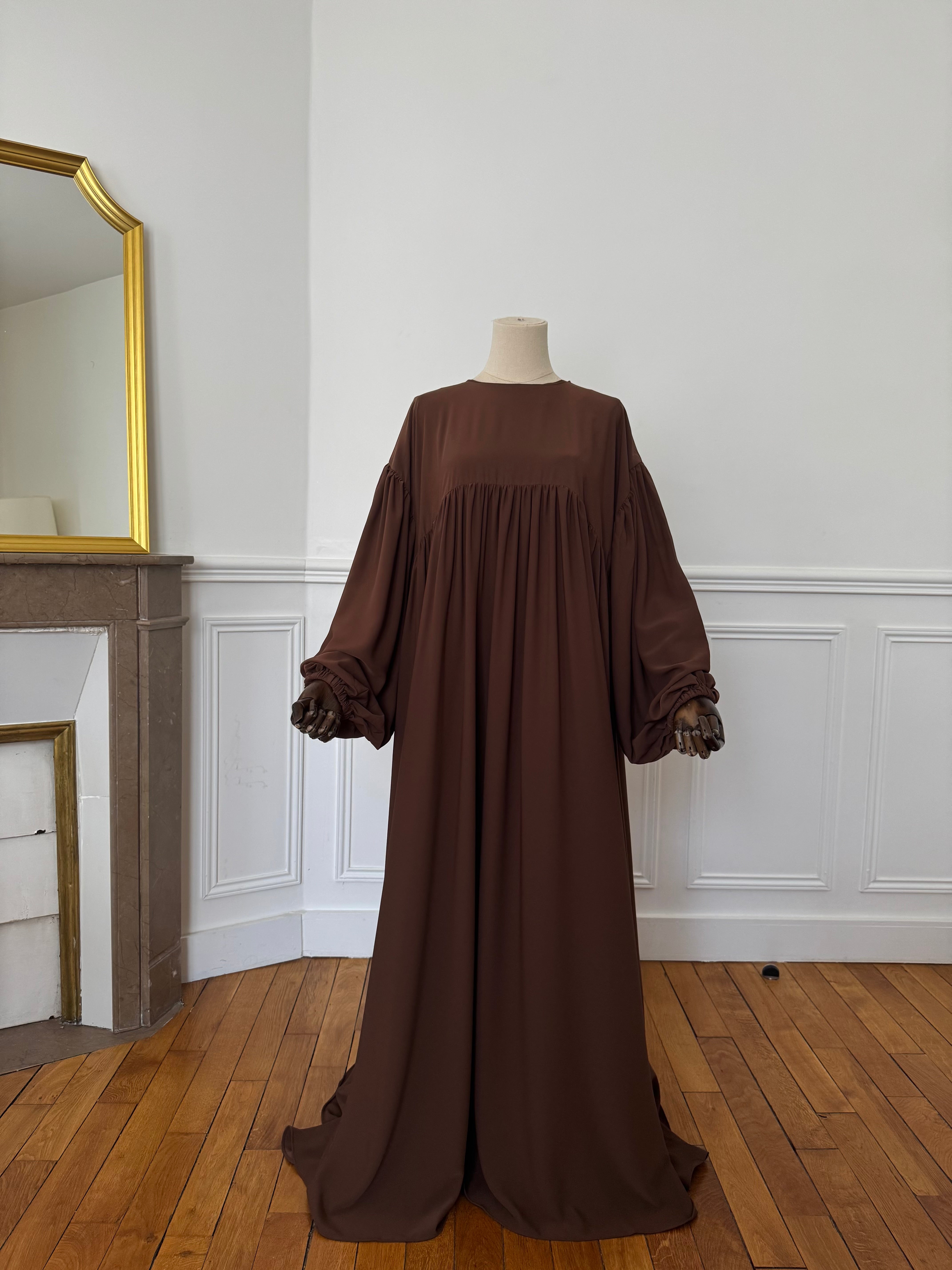 Abaya Yusra Chocolate