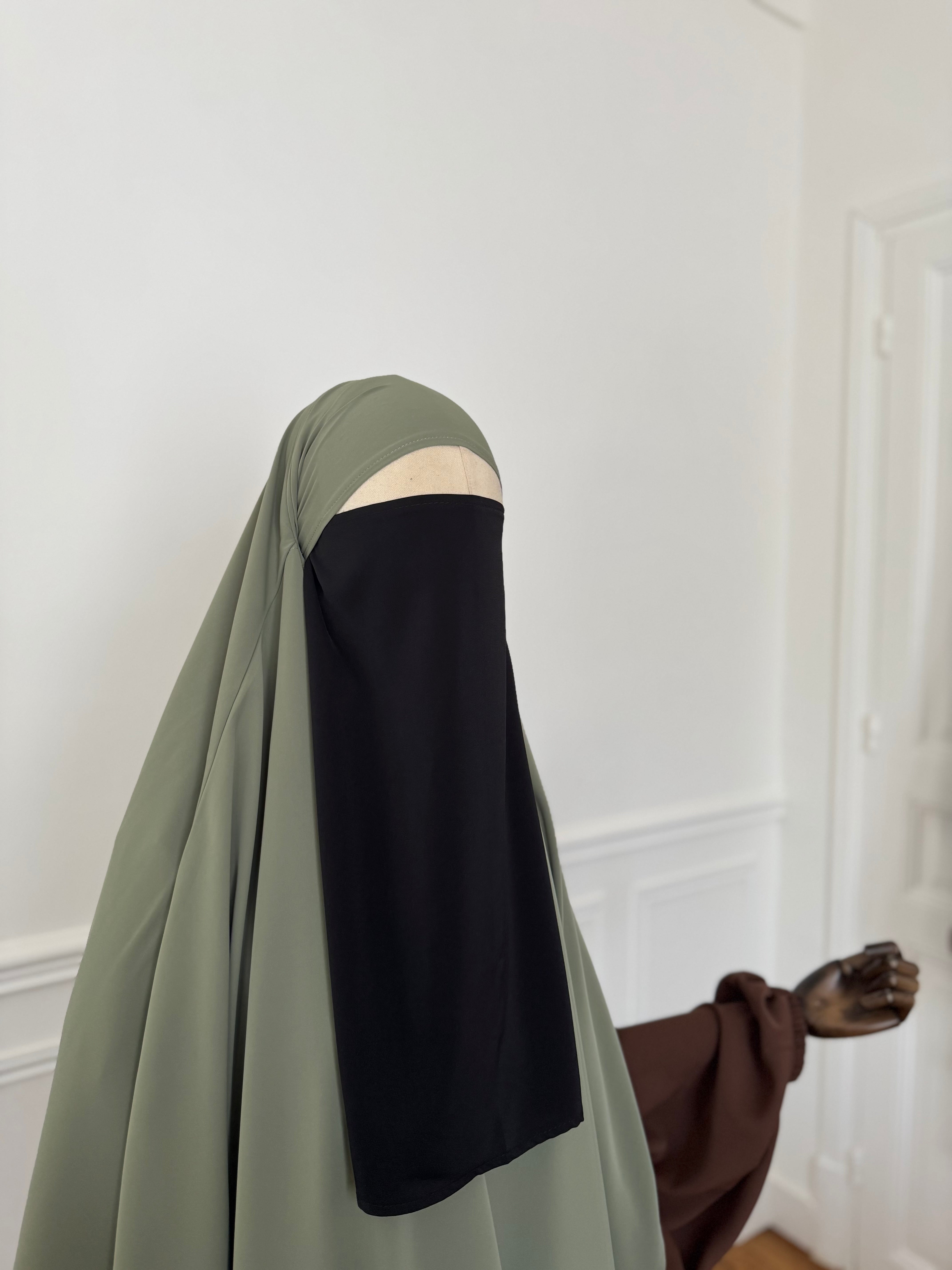 Half niqab Noir