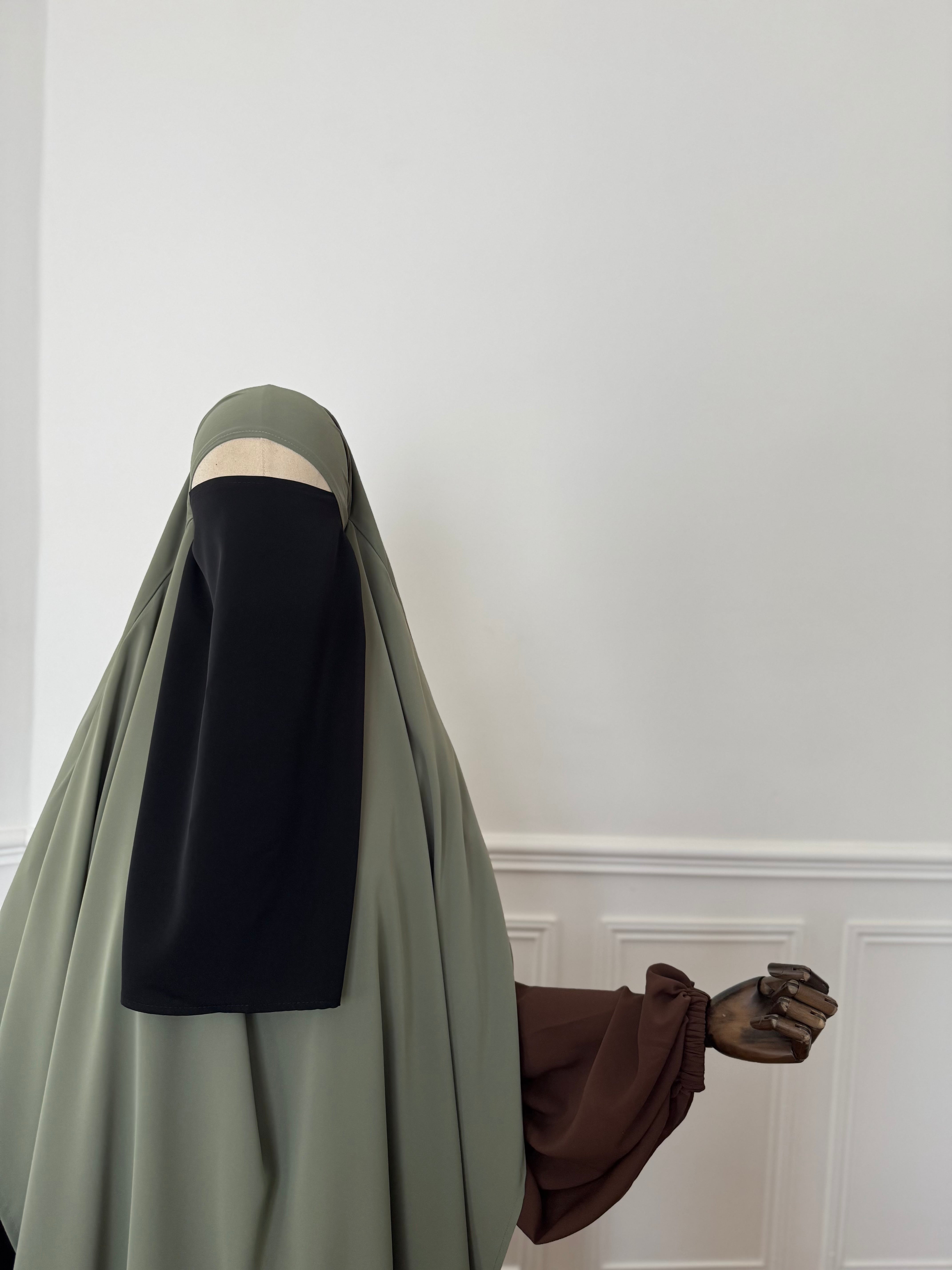 Half niqab Noir