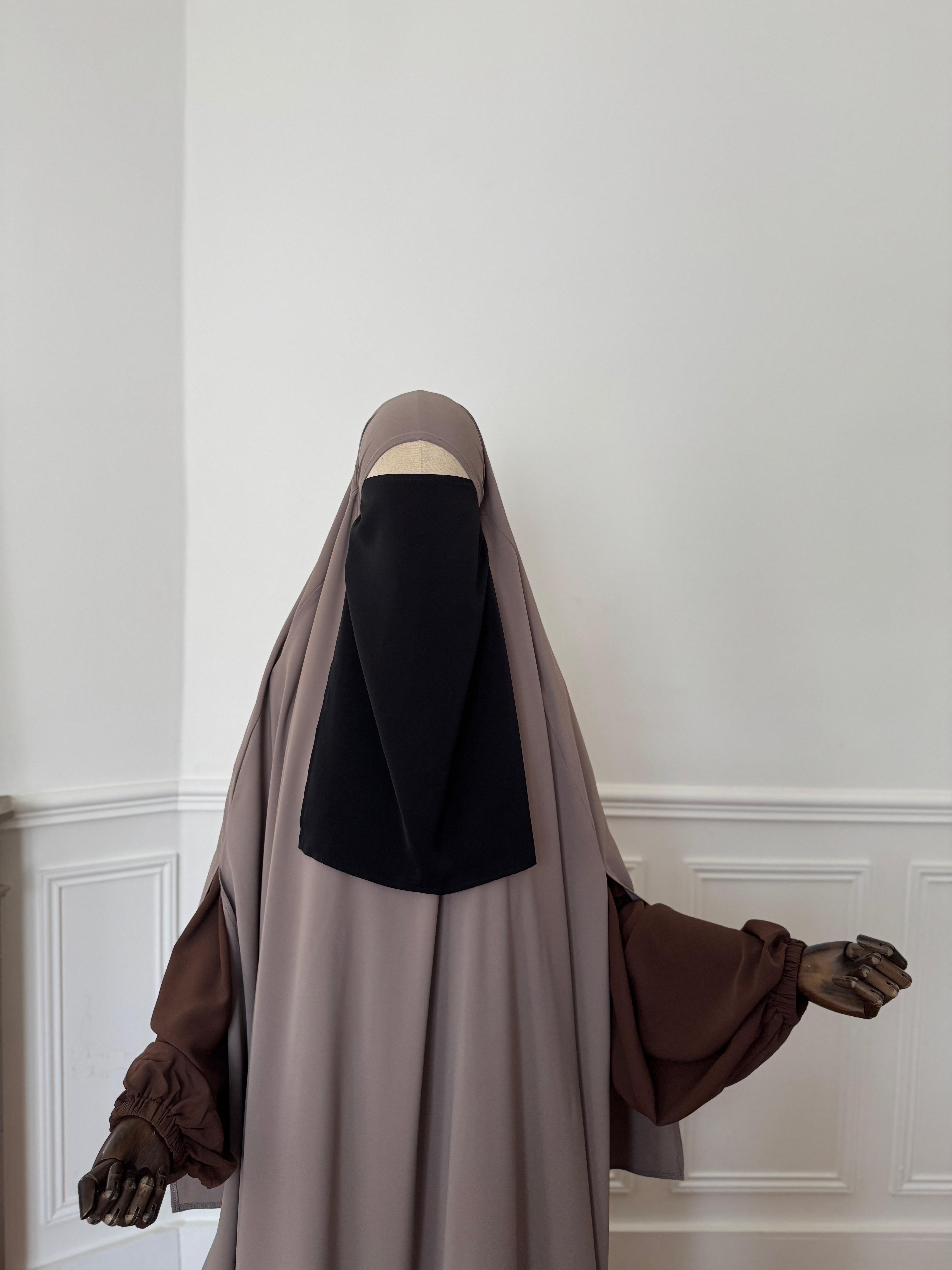 Half niqab Noir