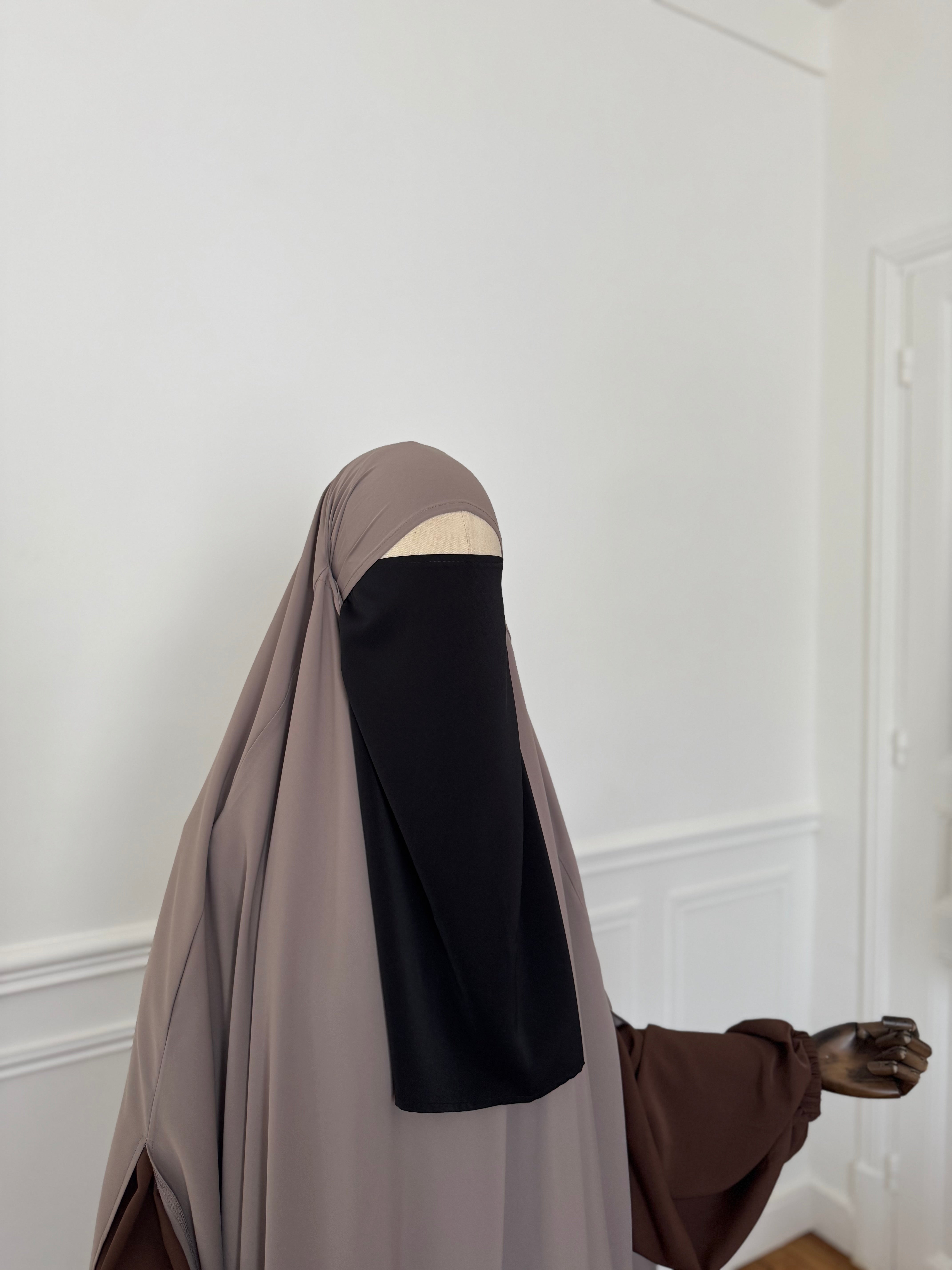 Half niqab Noir