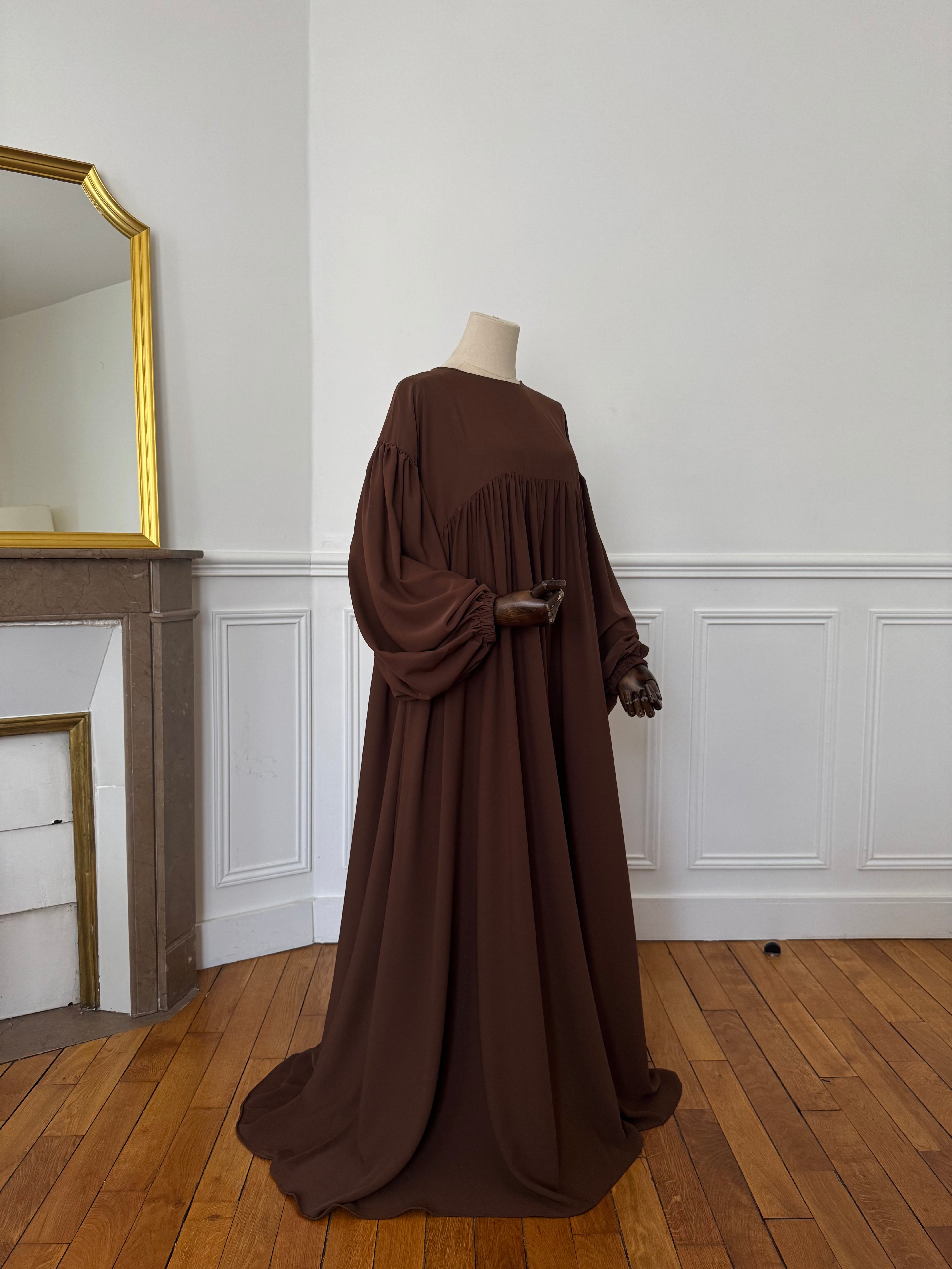 Abaya Yusra Chocolate