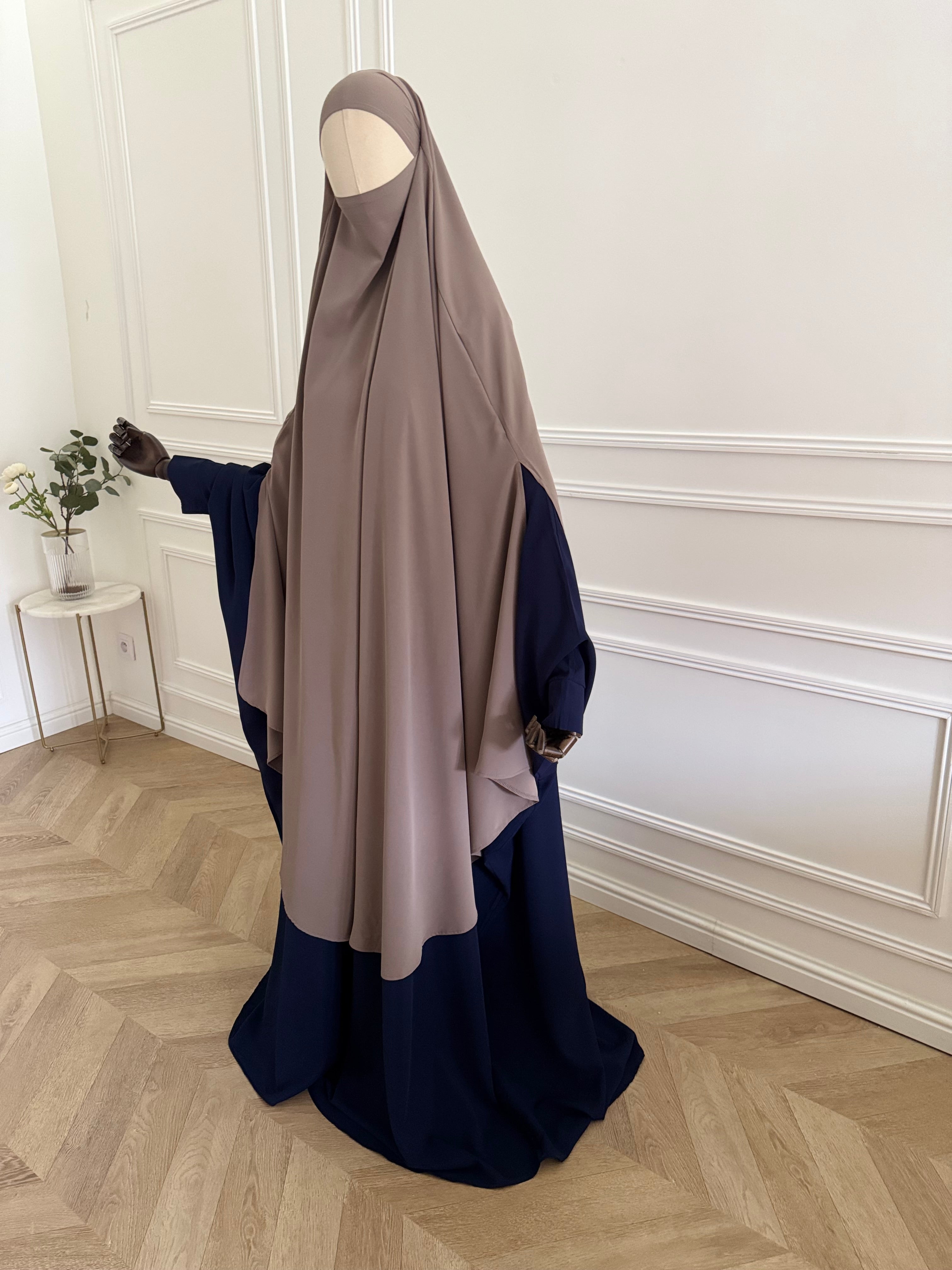 Maxi Khimar Huriya Sable