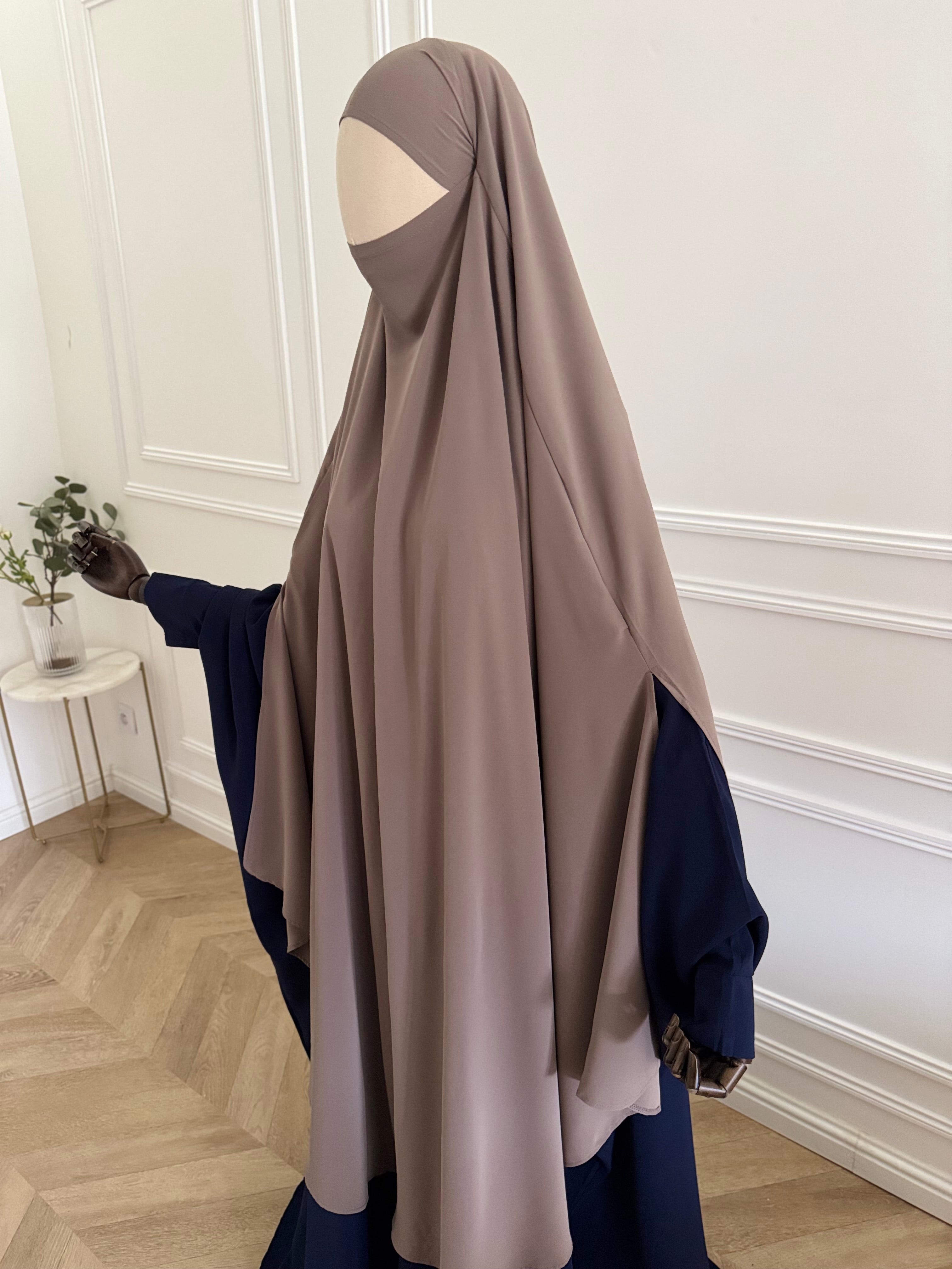 Maxi Khimar Huriya Sable